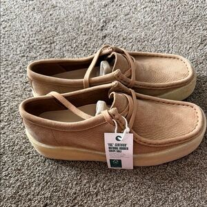 Men's Suede Slip-On Casual Loafers in Light Brown